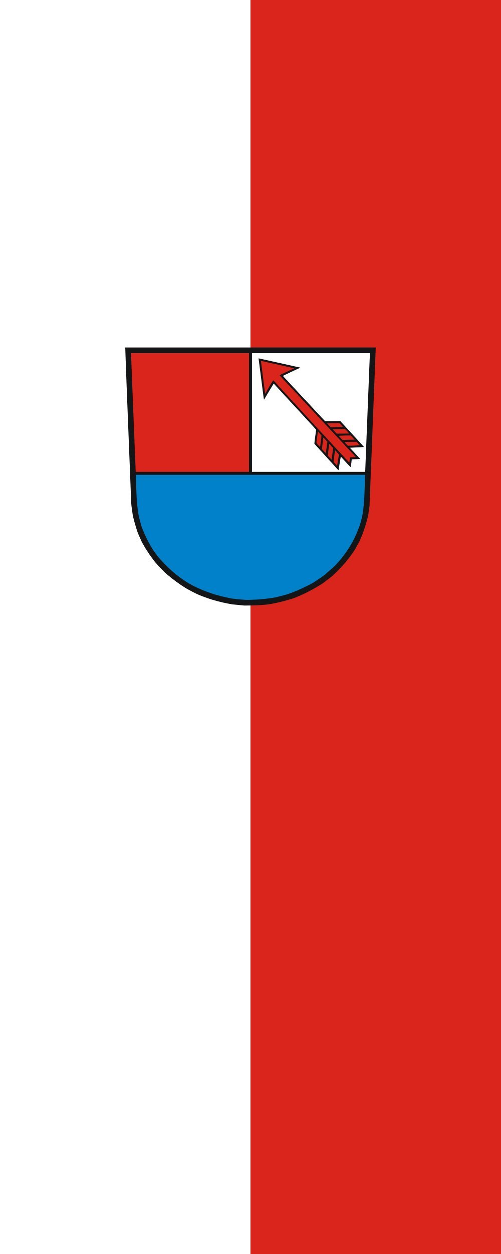 Drapeau portrait Schechingen grand format pour vos fêtes de village