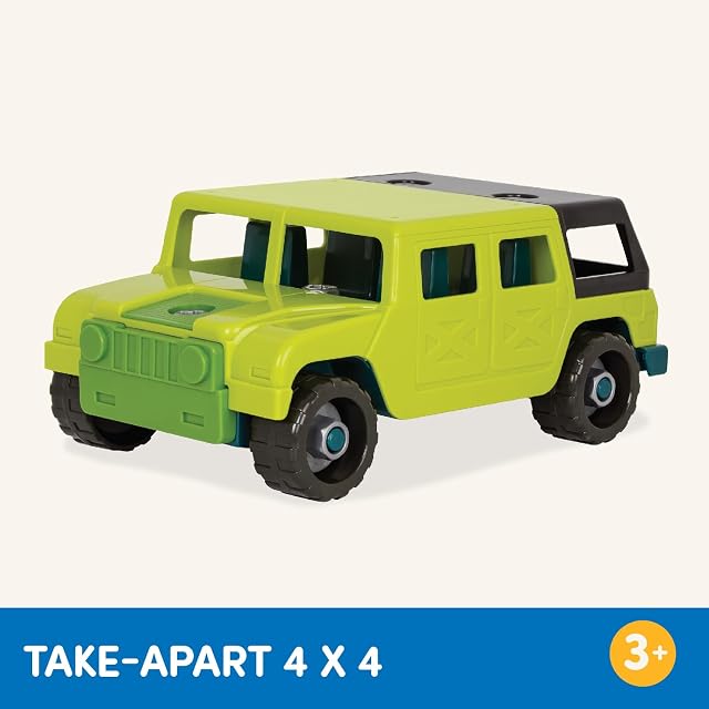 Foto 5 de 5 de Battat camioneta armable 4x4 con Taladro y 3 Puntas para Montar