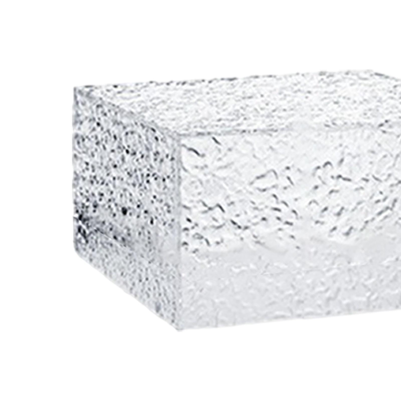Sharplace Lot de 8 boîtes cubiques Transparentes en Acrylique avec Fond Creux, idéales pour présenter des buffets, des Desserts et des Cupcakes.