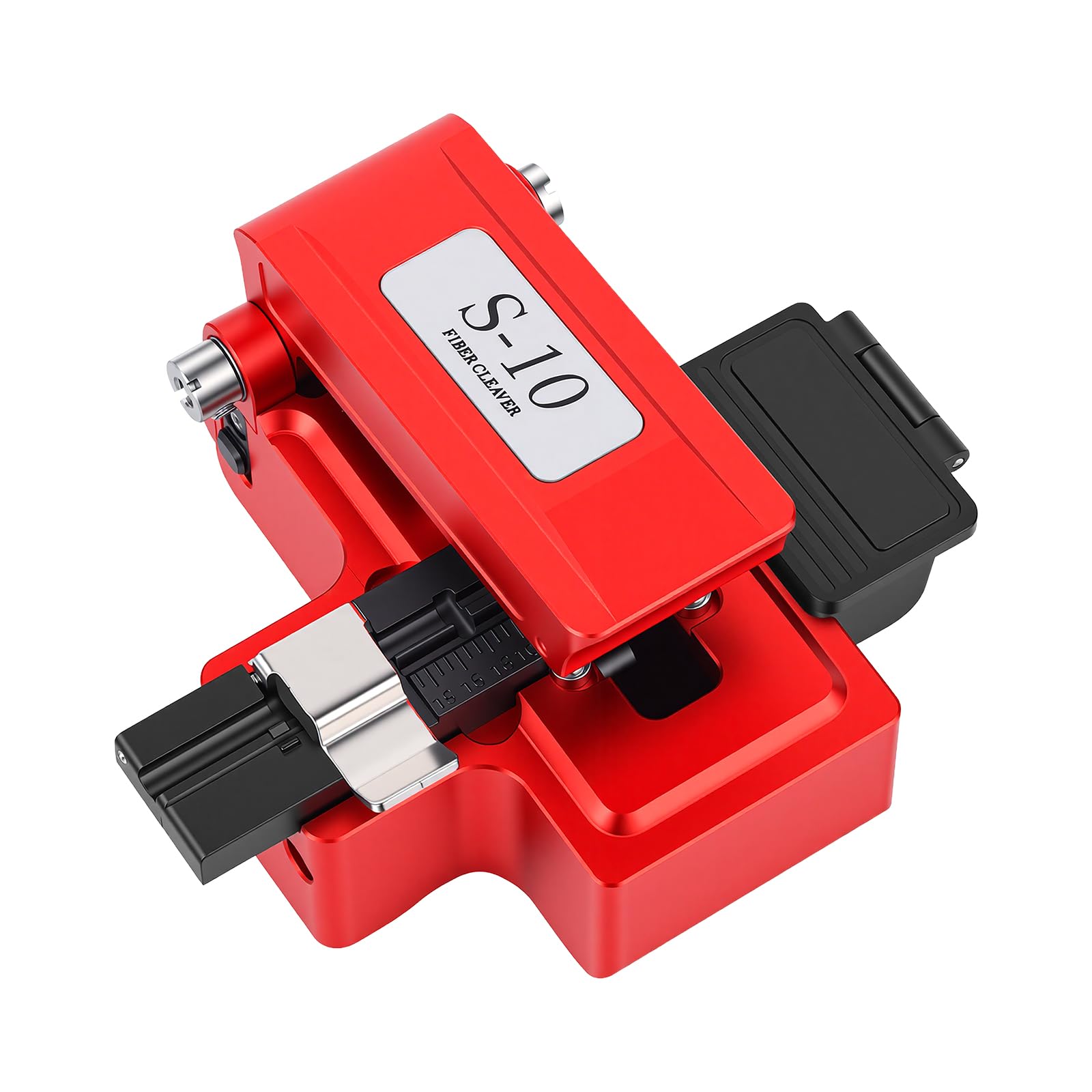 Couperet à fibre optique S09 automatique rouge avec lame à 24 positions