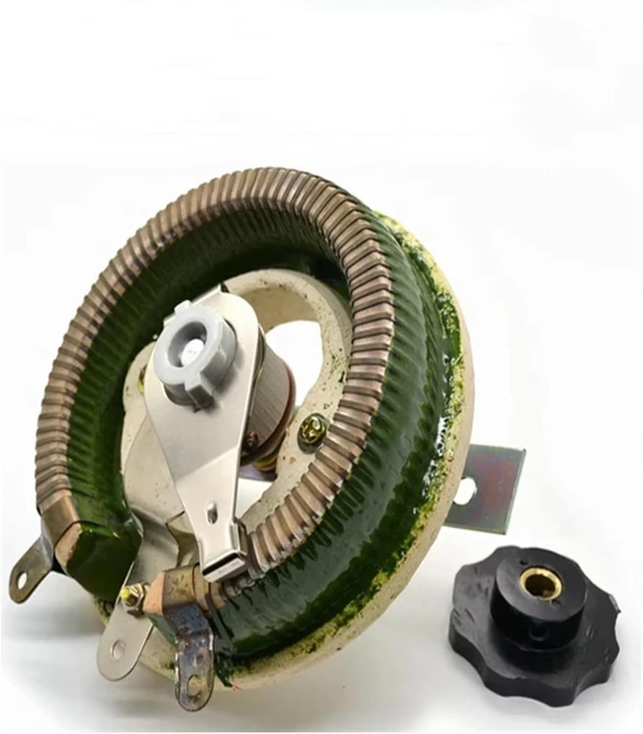 500W Variable Resistor, Disc-Shaped Rheostat, 1-3000 Ohm Range, High Power Wire Wound (3K)