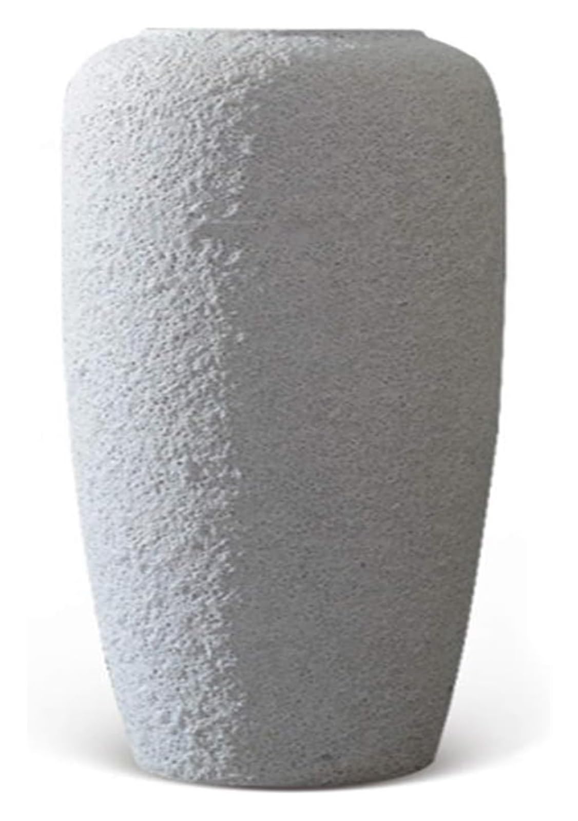 SnamicE Vase Tabletop Floor Vase Cylindrical Ceramic Distressed Stoneware Ornament Housewarming Gifts 50cm,