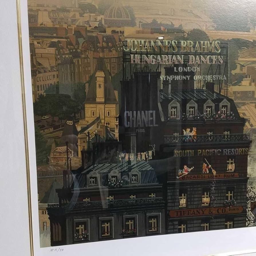 ヒロ・ヤマガタ / 雨煙るパリ / シルクスクリーン 楽天市場】ヒロヤマガタ シルクスクリーン 1999 雨煙るパリ