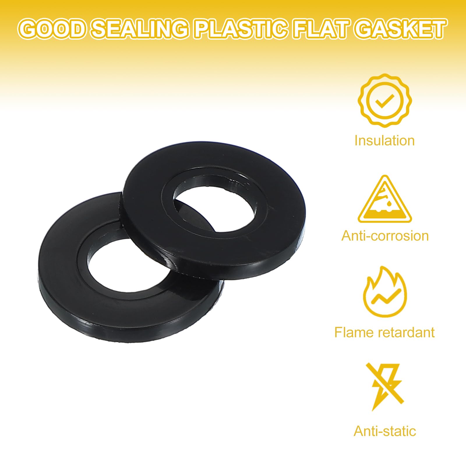 PATIKIL M8 Nylon Flat Washers - Image 4