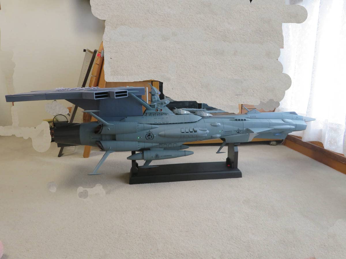 【アシェット】『アンドロメダ完成品』☆ヤマトより320mm大きい1270mm！☆ Yahoo!オークション - 完成品 アンドロメダ宇宙戦艦ヤマト2202