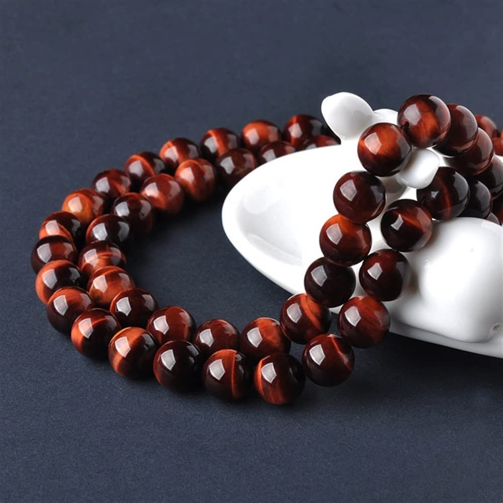 Cristal d'oeil de tigre rouge naturel idéal pour des ateliers créatifs de bijoux faits main DIY