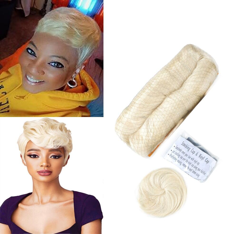 Haolocs 28 PCS Human Hair Weaves with Top Closure...