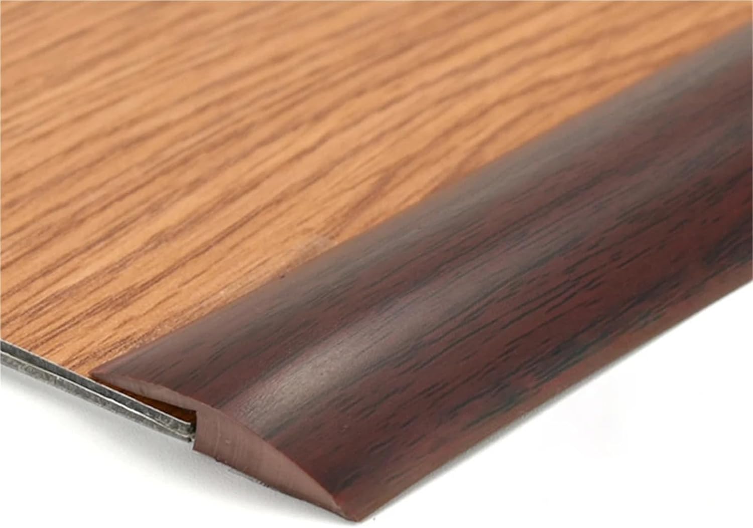 Carpet Edge Trim Strip Floor Transition Strip 2M Height Edge Anti-Collision Seam Trim Decorative(Light Brown)