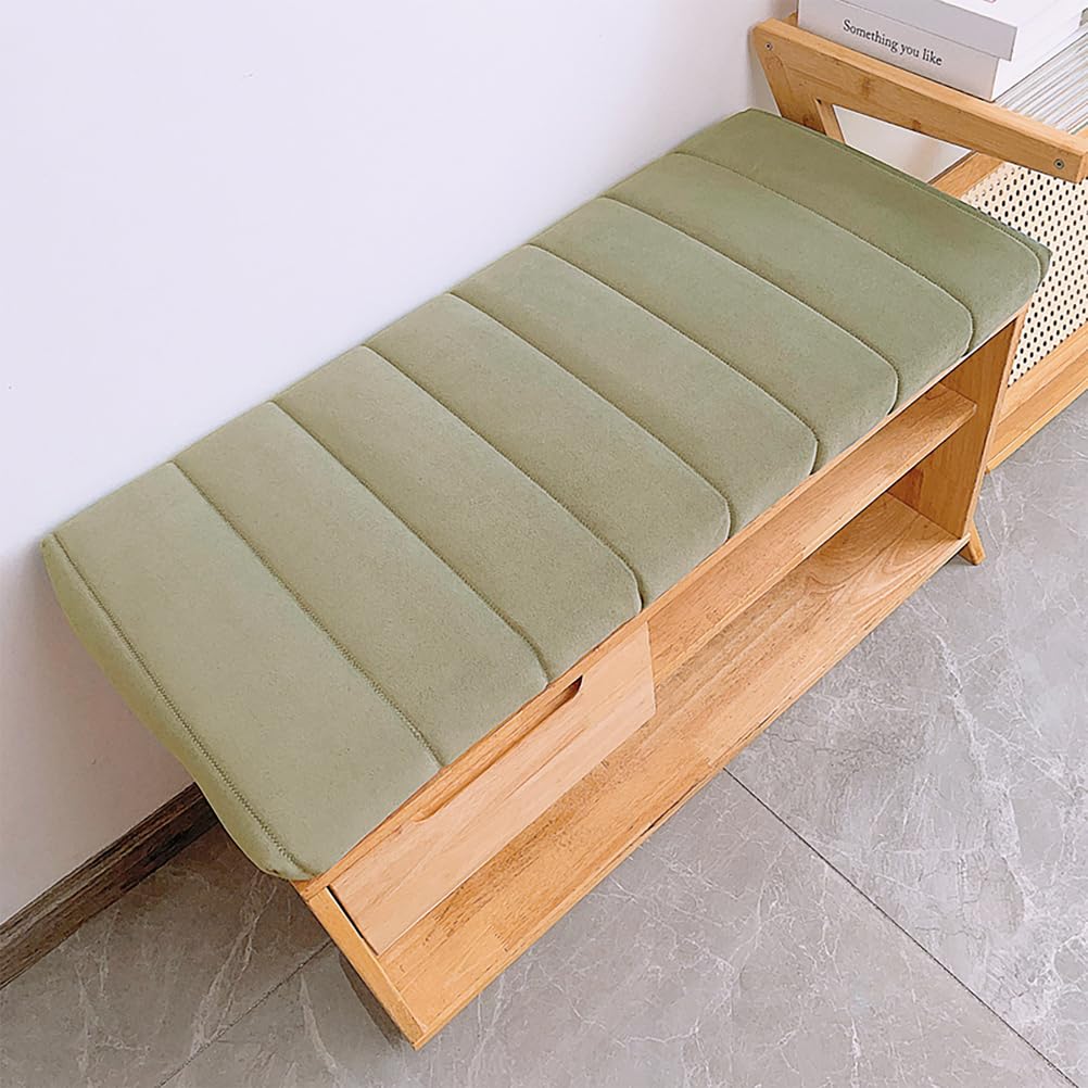Coussin de banc d'intérieur en velours côtelé 90x30 cm