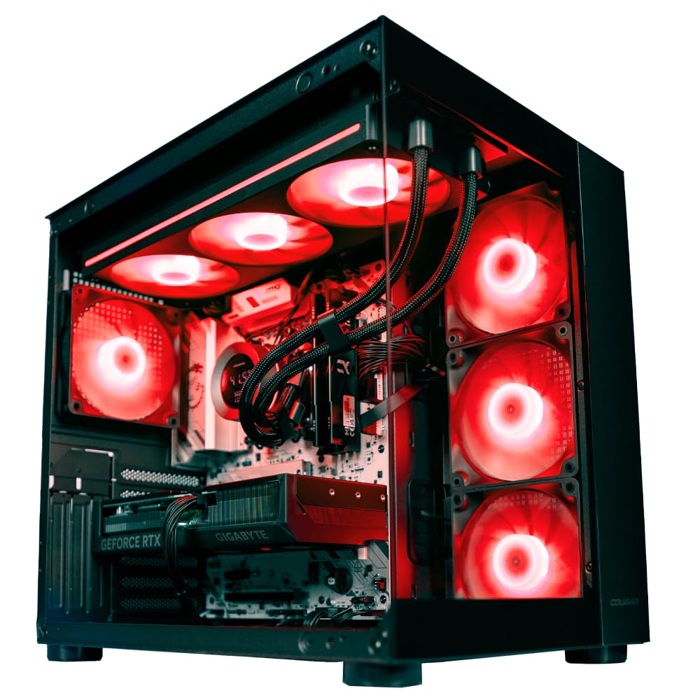PJ DIGITAL STORE EGEMONE V3 - Pc gaming Ryzen 7 9800X3D, RTX 5070 12GB, Ram 32Gb Ddr5 6000Mhz, SSD NVMe 1000Gb, Dissipatore a Liquido 360mm, W11 Pro