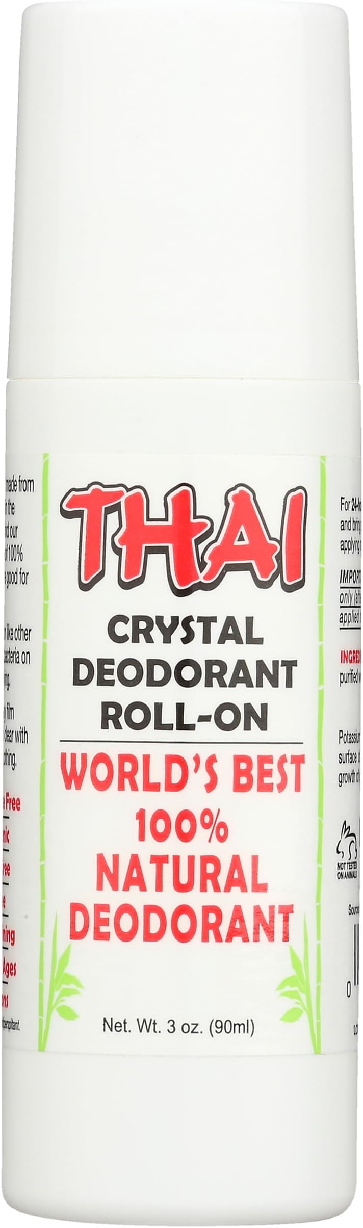 Deodorant Stones Thai Crystal Deo Roll-On 3 oz roll on