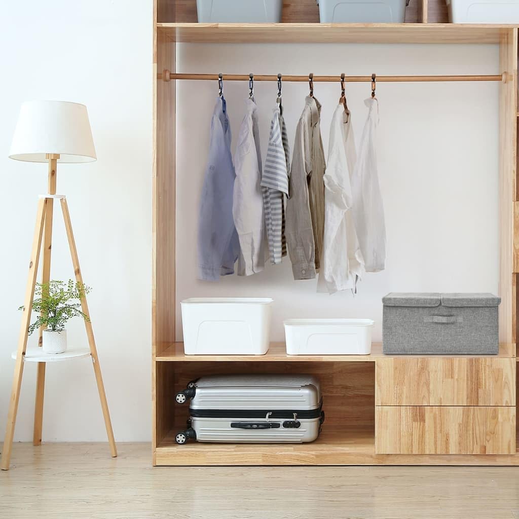 Gagnez de la place avec la boîte de rangement tissu 50x30x25