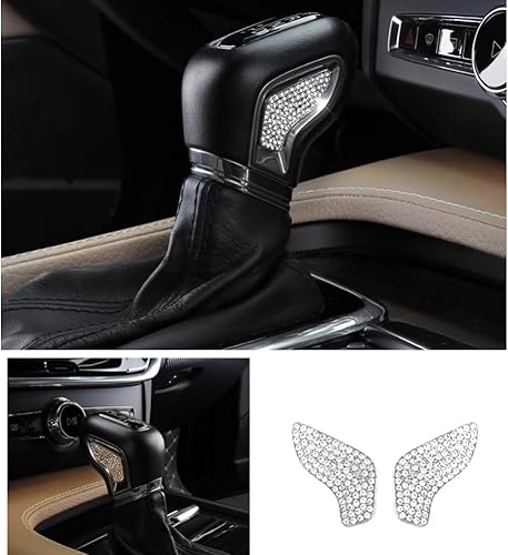 Miniatura 7 de yboueo 2 piezas para Volvo S60 V60 2022-2020XC60 2022-2018XC90 2022-2015S90 V90XC40 Bling Crystal Silver Asiento trasero Aire acondicionado AC