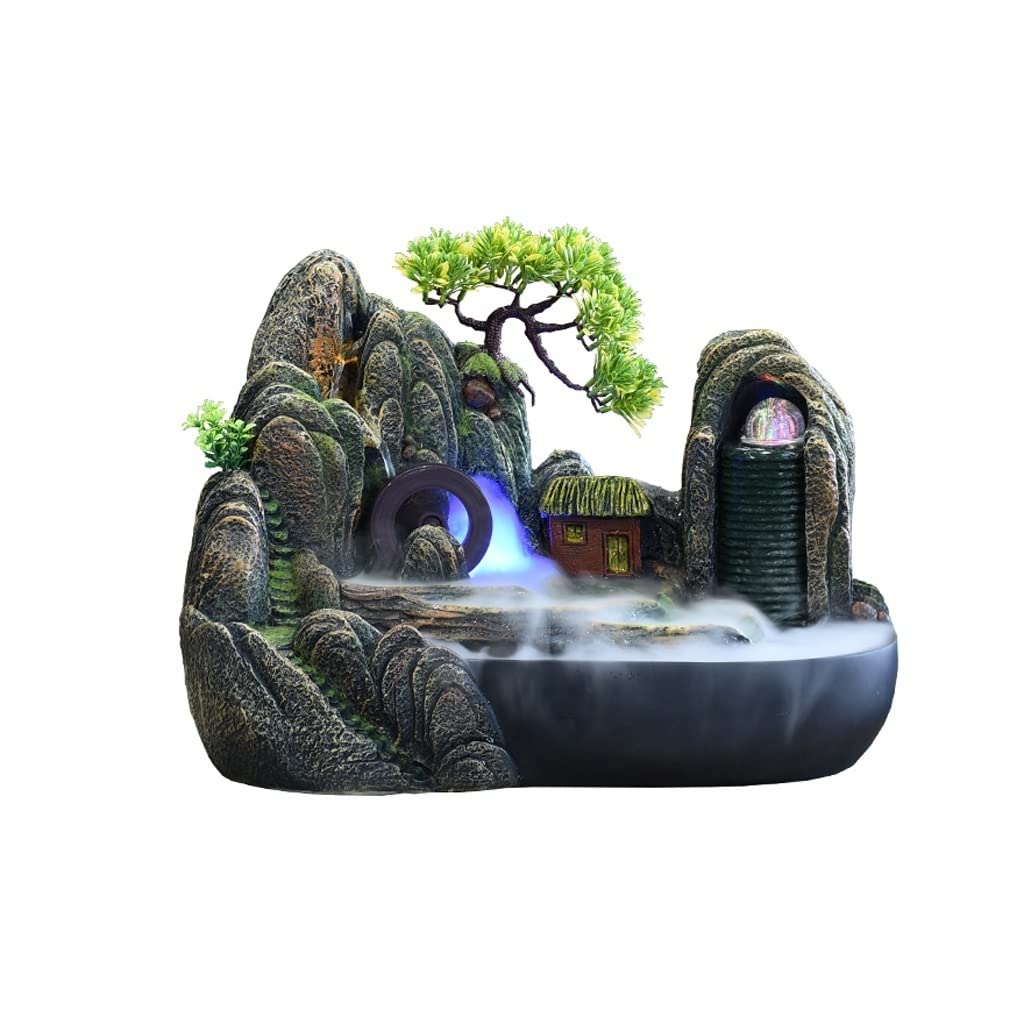 Fontaine à eau TUSUOD contre le stress avec cascade de salon