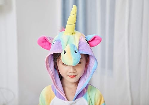 Miniatura 10 de SSGJZZ Pijama unisex de unicornio para niños, disfraz de Halloween, regalo de cumpleaños