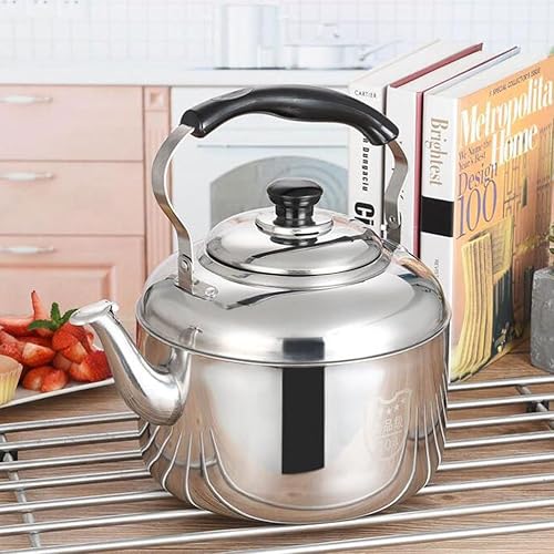 Miniatura 8 de OKUMEYR Hervidor de acero inoxidable 304 Hervidor de té de inducción Tetera de acero inoxidable Tetera Eletric Tetera de té de camping Ollas de té