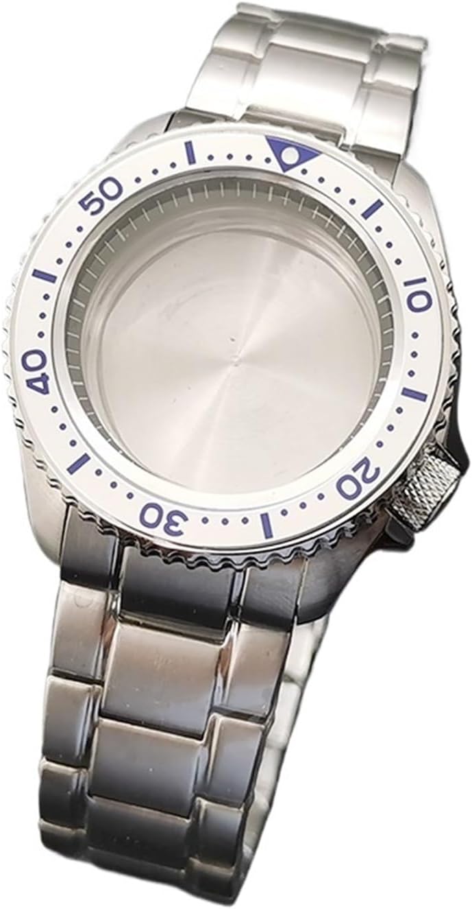42mm SKX007 Watch Case with Flat Sapphire Glass - Compatible with NH35 NH36 4R 7S Movements