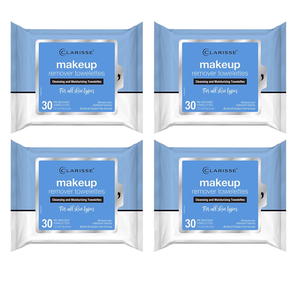 120ct Facial Cleaning Wipes Makeup Remover Cleansing Towelette Moisturize Clean Alcohol Paraben Free Formula Face Cleaning Moisturizing Pre-Moistened Ultra Soft Facial Gentle Dirt Oil Eyeshadow