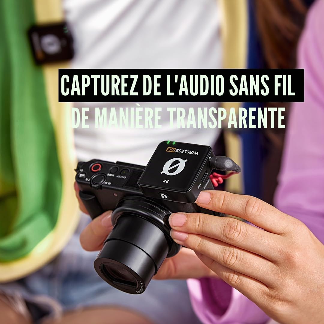RØDE Wireless ME Système de Microphone sans Fil Ultra-Compact avec Microphones & Lavalier GO Professional - Microphone de Poche pour Les Applications Broadcast, la réalisation de Films