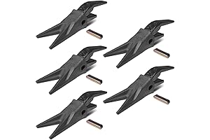 Industrial Strength Reinforced Bolt On Bucket Teeth Enhance Tractor's Digging Capabilities