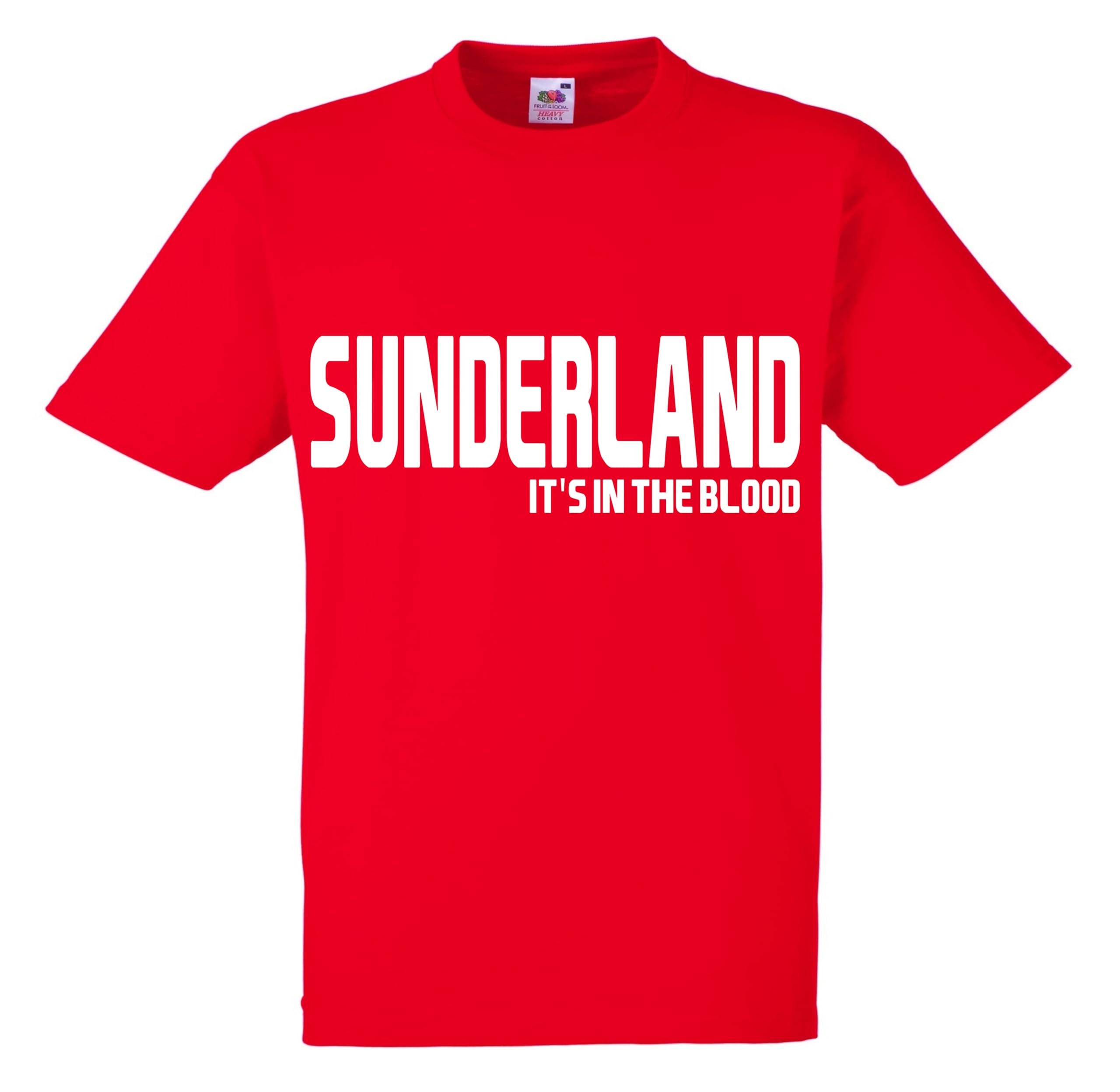 It's in The Blood Sunderland Tshirt top Football Gift Premium Clothing Black