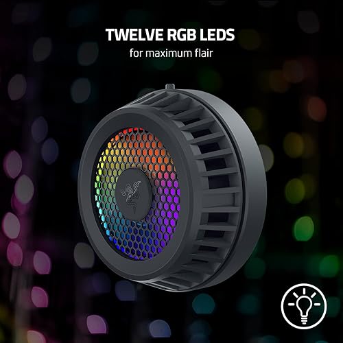 Miniatura 4 de Razer Enfriador de teléfono Chroma disponible para iPhone y Android - Abrazadera universal - Tecnología avanzada de refrigeración para smartphone -