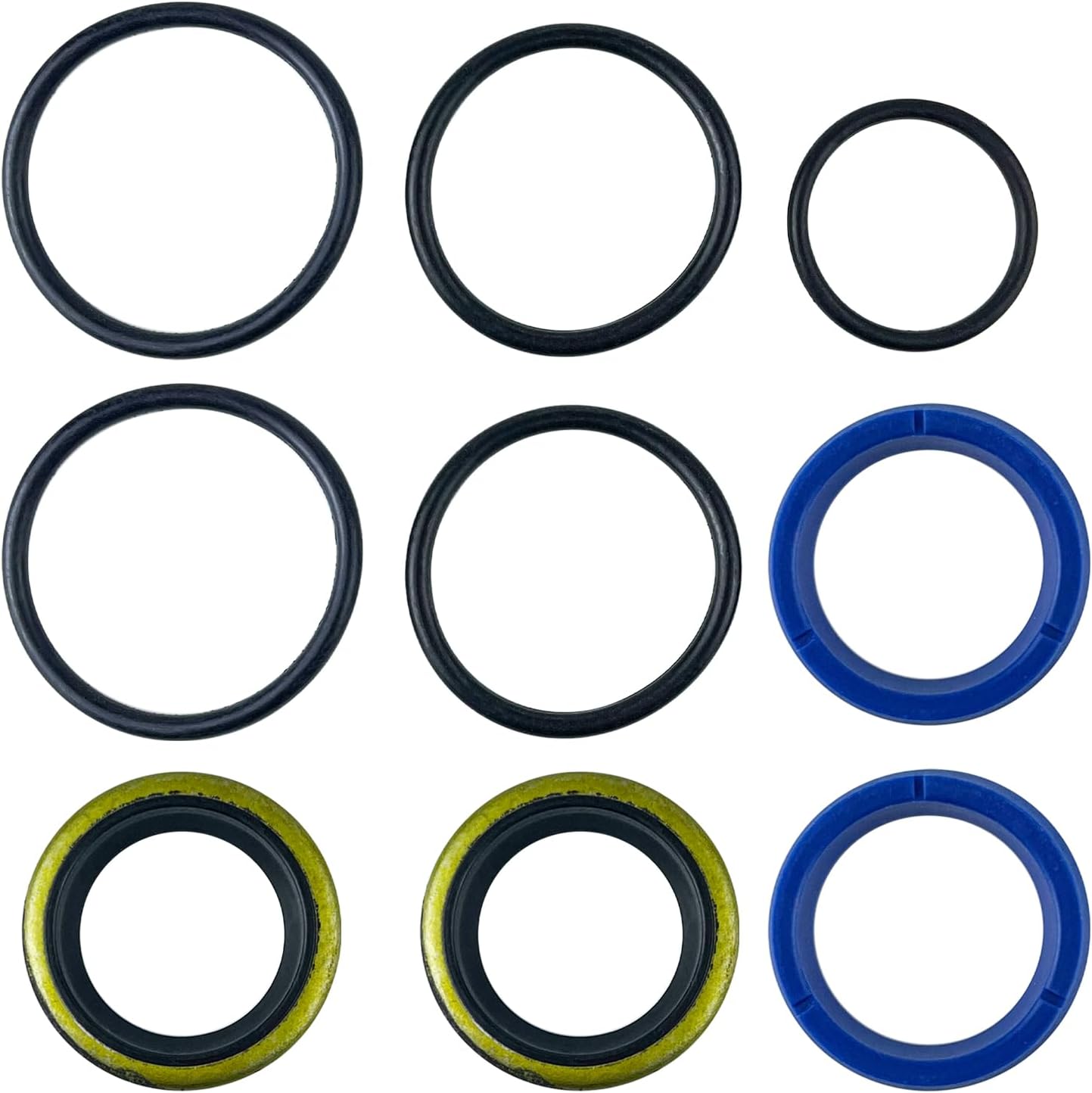 K2561-16560 Steering Cylinder Hydraulic Seal Kit Compatible with Kubota BX1800D, BX1830D, BX2200D, BX2230D, BX22D & BX23D,Replaces Part K2561-16600