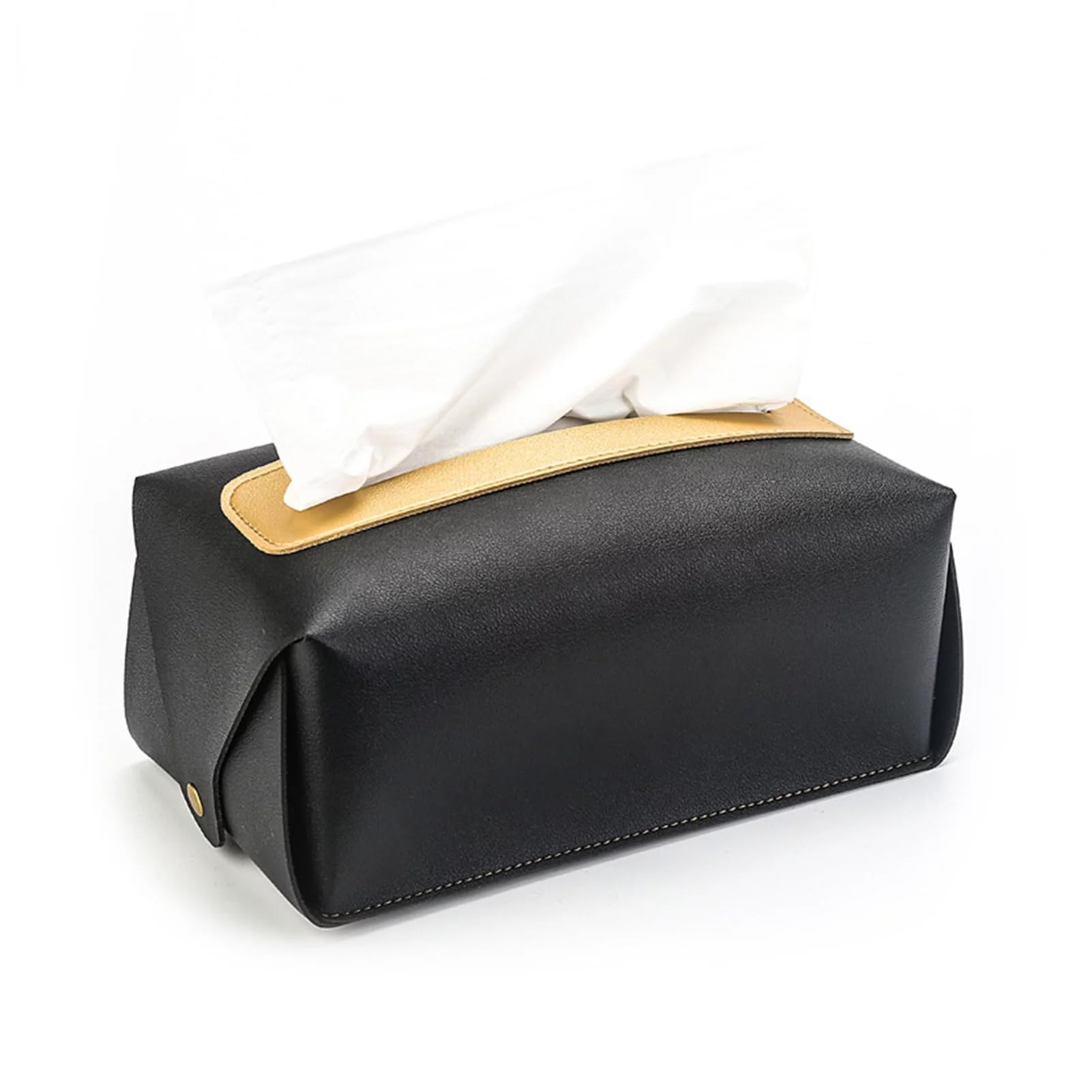 Cazuela Soft PU Leather Pocket Tissue Holder Facial Paper Organizer Dispenser for Purse, Travel Tissue Pouch, Portable Tissue Case (Multi Color)