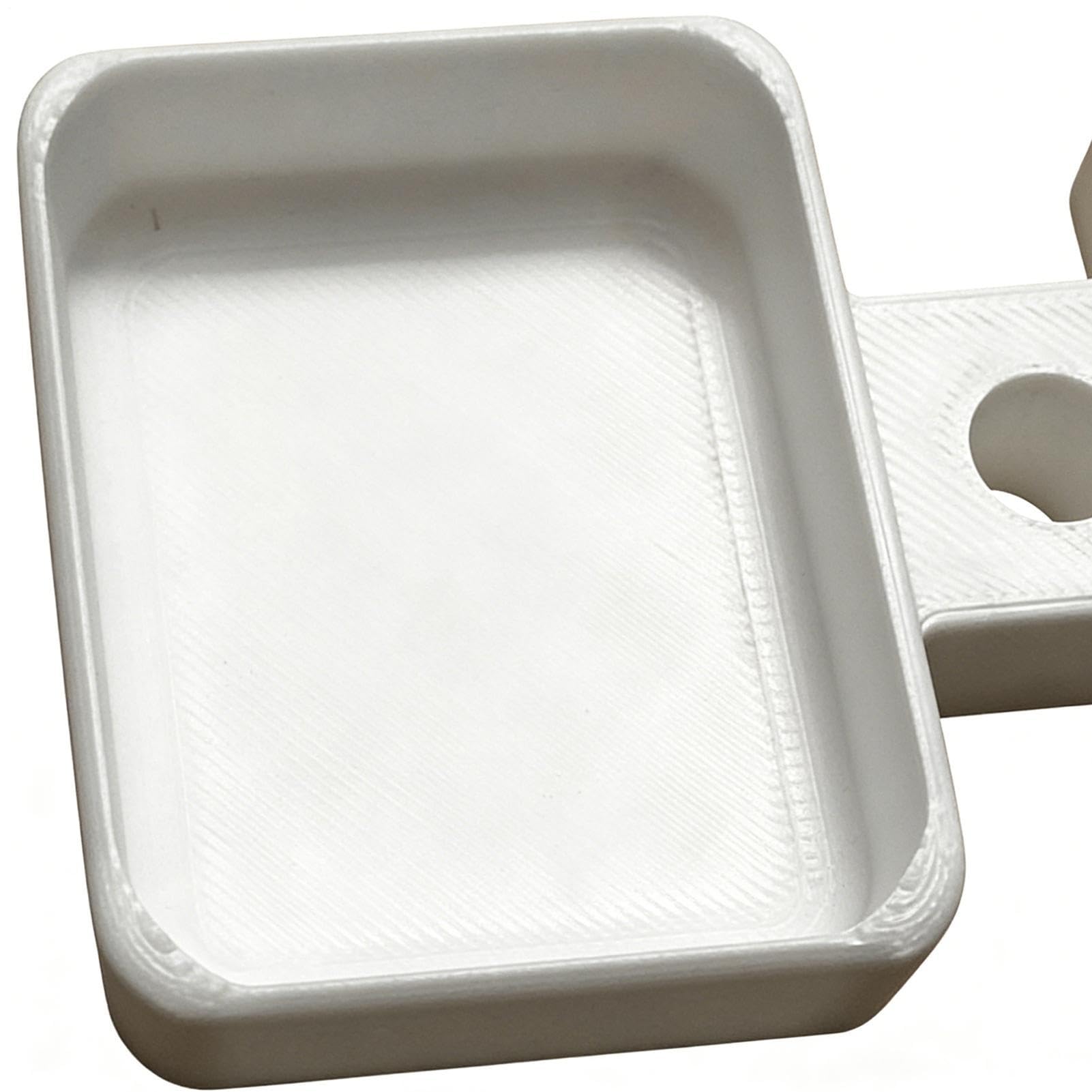 Kompaktowy uchwyt na sos, adapter fast food, 2,5 x 2 cale pojemnik z bezpiecznym dopasowaniem, stabilny do dipping tacka, nowoczesny styl wkładka do kubków o gładkiej konstrukcji, akcesoria do