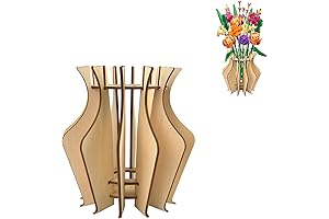 Wooden Vase for Lego Daffodil Flowers