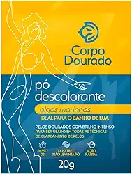Corpo Dourado - Pó Descolorante Corporal Algas Marinhas Sachê 20g