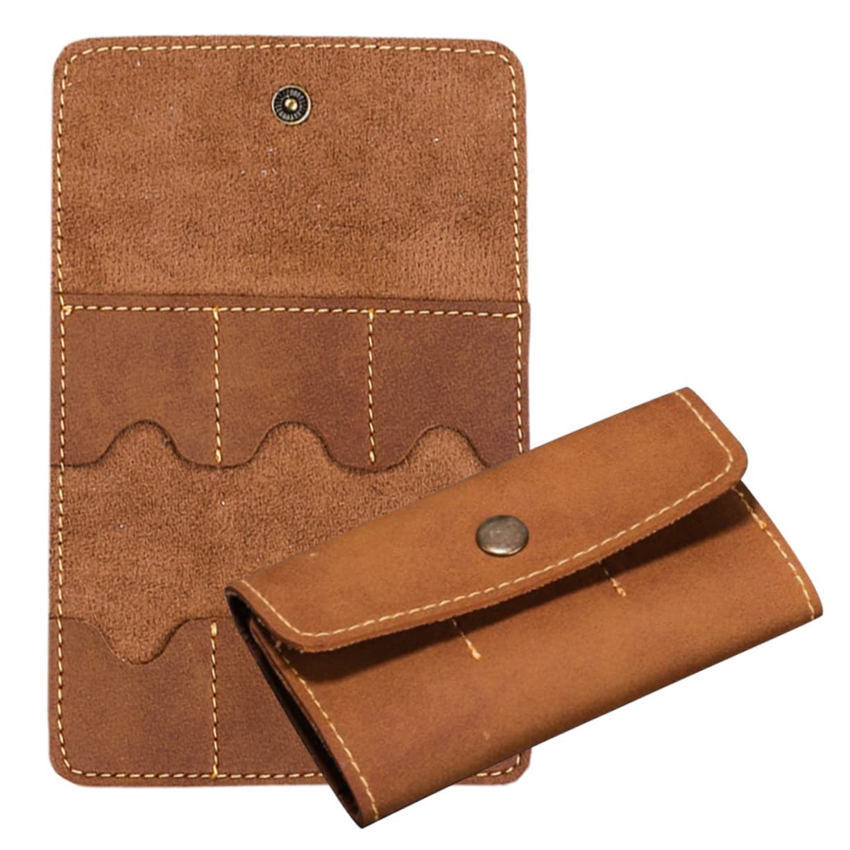 Happyyami 2pcs Memory Card Case Retro Style Card Holder with Slots for Computer Accessories Durable for Organizing