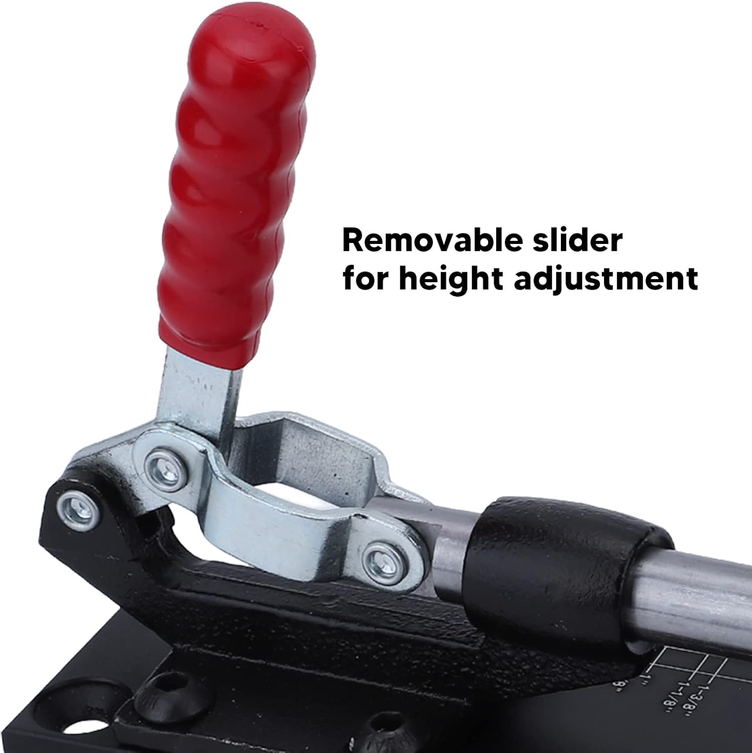 Acouto Oblique Hole Locator Double Drill Pocket Hole Jig Kit Woodworking Tool with Height and Accessories