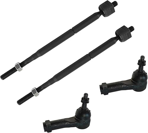 Miniatura 33 de TRQ Juego de varillas de acoplamiento delanteras interiores y exteriores, 4 piezas, compatibles con Toyota C-HR 2018-2021