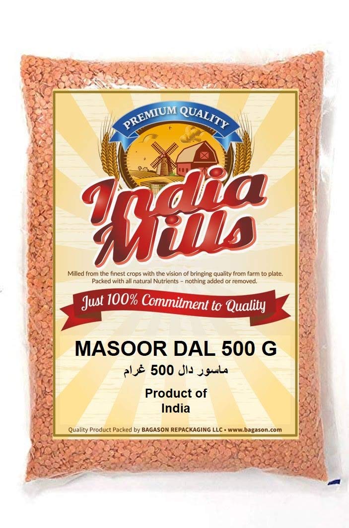 INDIA MILLS Masoor Dal, 500 gm