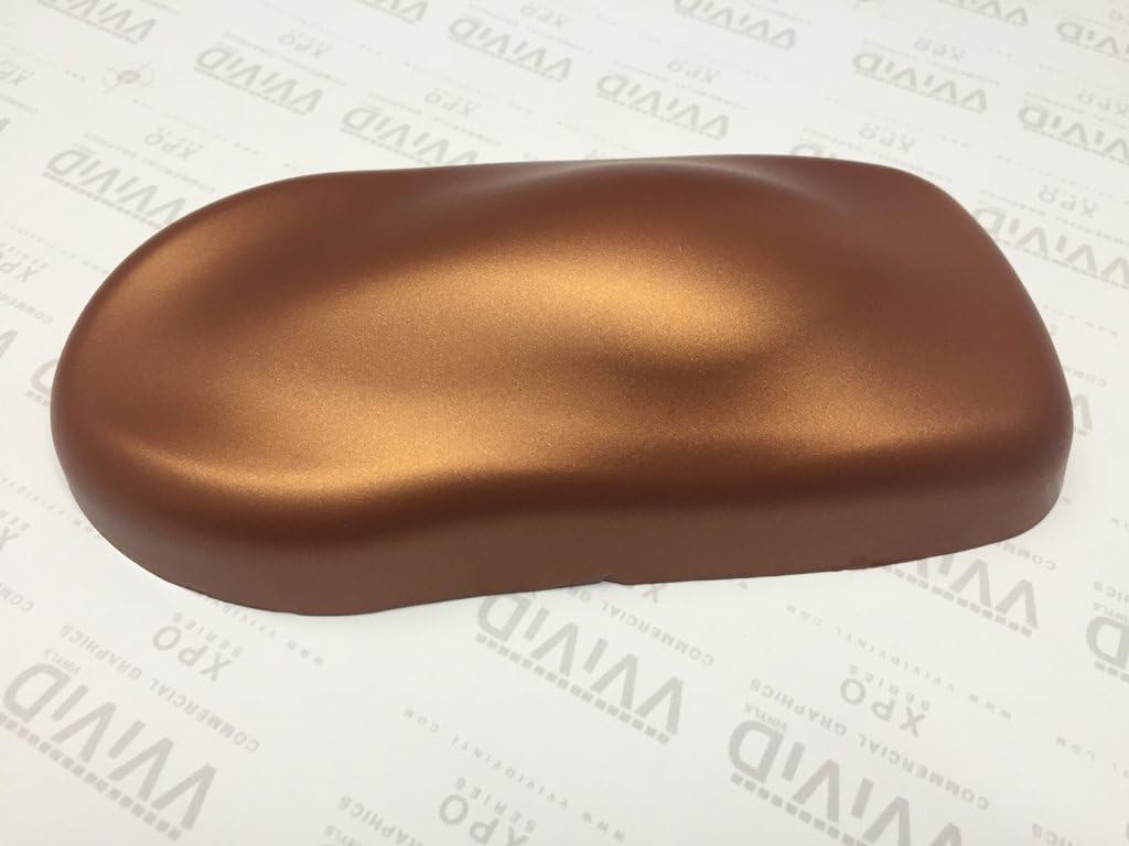 VViViD+ Matte Metallic Copper Rust (Ghost) Vinyl Wrap Roll (1ft x 5ft)