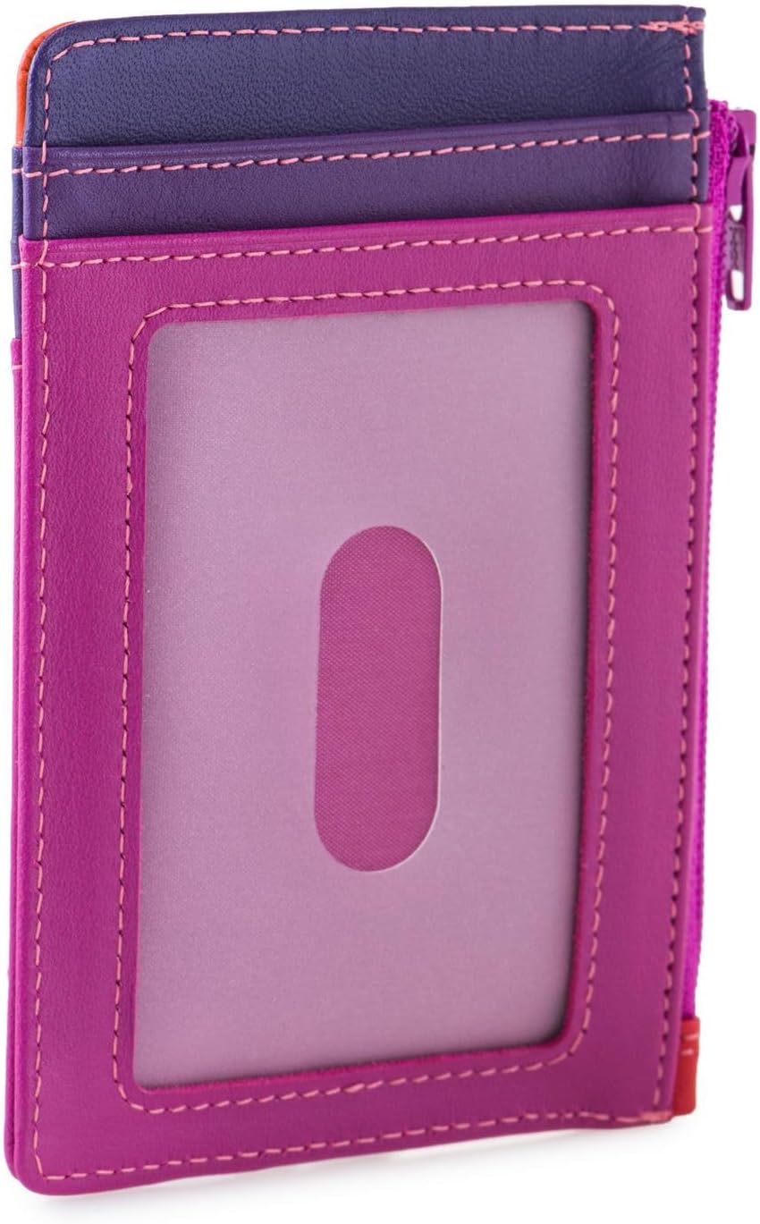mywalit Multi-Color Leather Credit Card Holder & Coins Purse | 4 Cards & ID Slot - Image 2