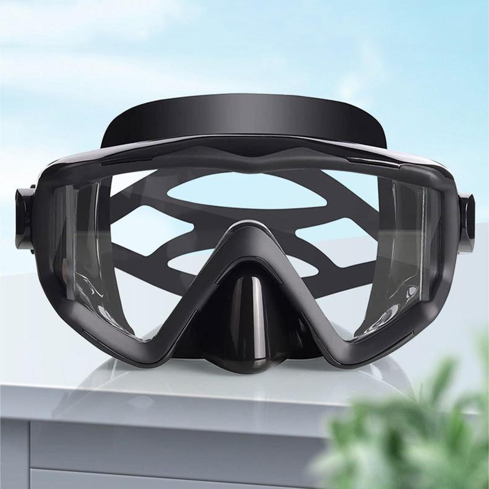 Gafas de buceo antifugas con vistas amplias para esnórquel, gafas de buceo, gafas de natación y pesca submarina