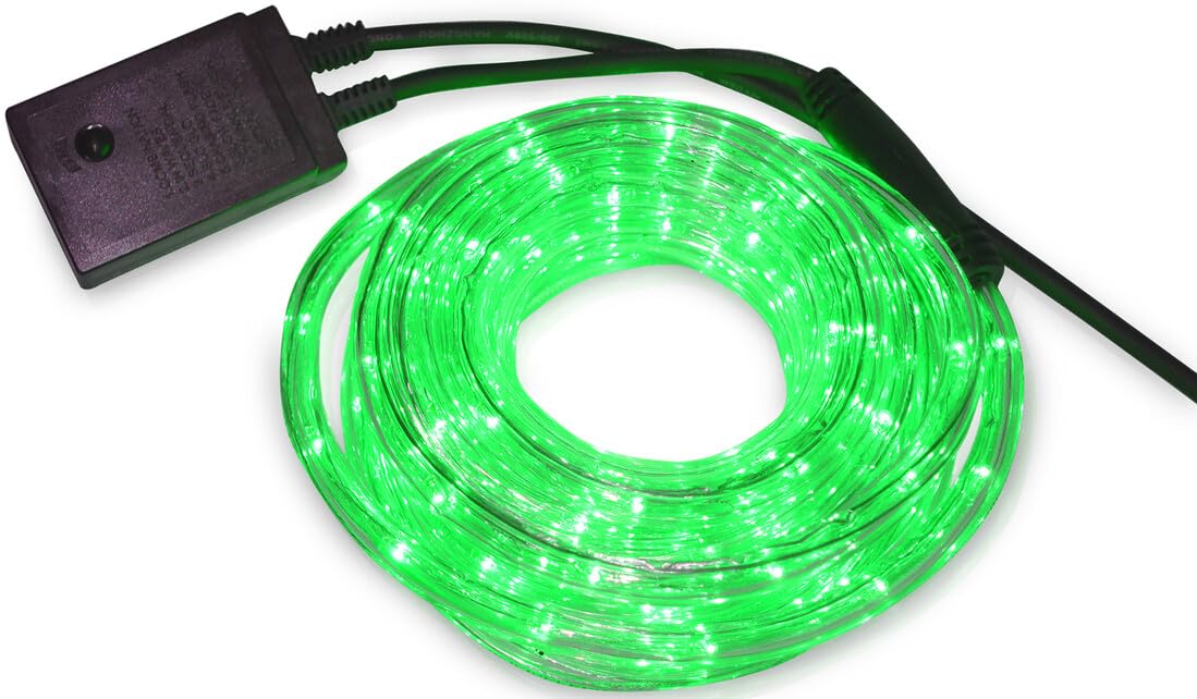 Tube LED flexible lumière verte 10m 25W pour un éclairage continu de qualité