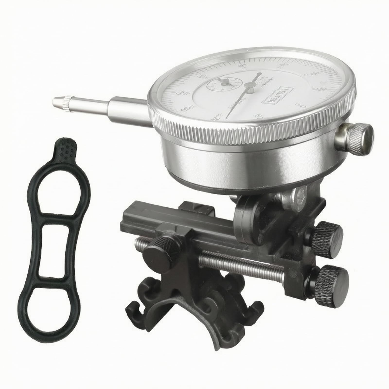 Centraruote con Comparatore Ago per Bici Attrezzo Portatile Rdrizzamento Cerchio Regolazione Raggi Fissaggio a Vite atto per Officina Ciclistica Manutenzione