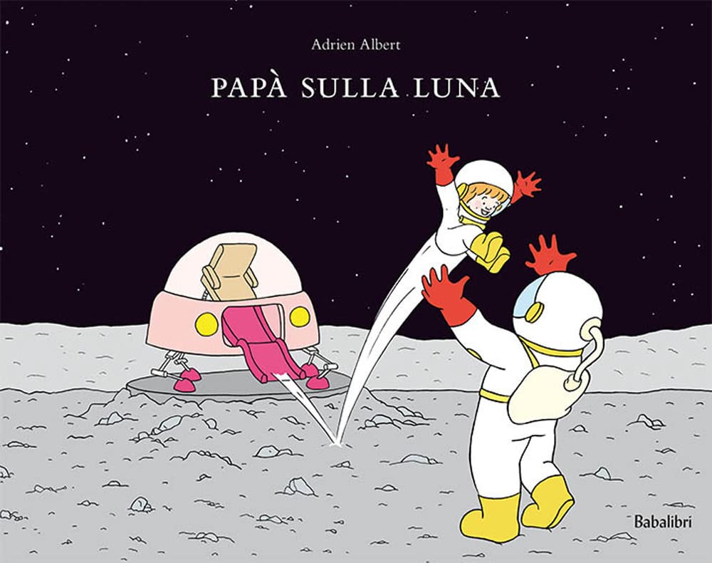 papa sulla luna