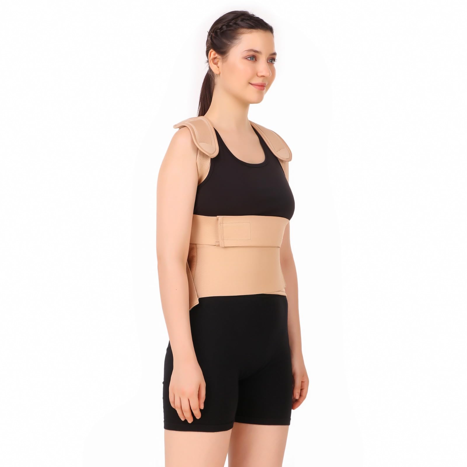 Medilink Taylors brace -Long type for spine iimobilization-Sopports Dorso Lumbar Spine-With 4 Aluminium Strips(L) 2