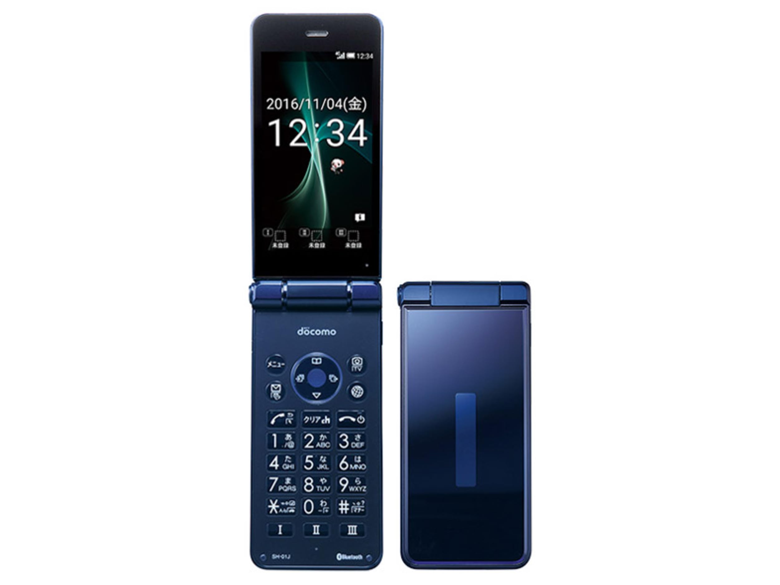 Amazon.co.jp: docomo AQUOS SH-01J ﾌﾞﾙｰﾌﾞﾗｯｸ 白ロム ケータイ SHARP