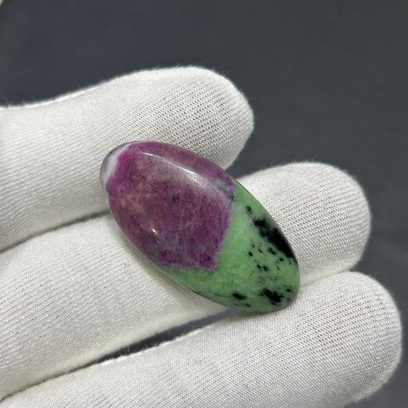 Rubis zoïsite pour création de bijoux DIY collier et bague en pierre naturelle