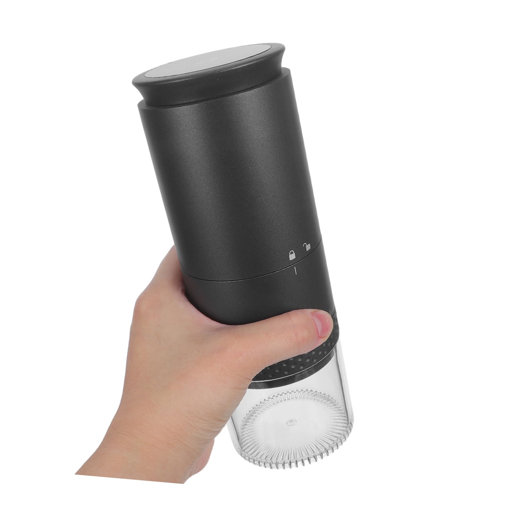 TOPBATHY Molino Eléctrico Compacto para Café y Especias con Tecnología de Molienda Precisa, Capacidad de 25g y Diseño Portátil para Apartamentos Pequeños