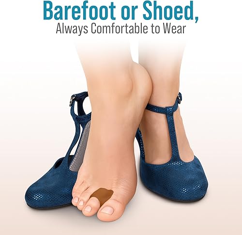 Miniatura 5 de Separadores de dedos de martillo alisador de dedos  Paquete de 4 espaciadores de dedos grandes transparentes  Esparcidor de gel  Corregir los dedos