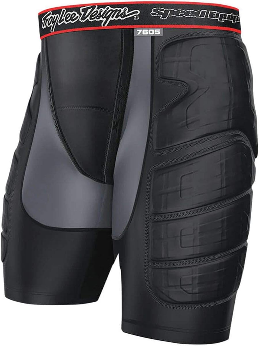 Troy Lee Designs LPS 7605 Protection Short - Men's Solid Black, L : Sports & Outdoors