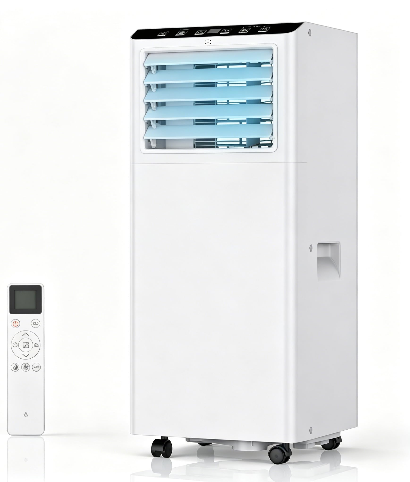 Asypets 9000 BTU Portable Air Conditioner for Bedroom Up to 400 Sq.ft, 4-in-1 AC Unit with Smart Follow, Dehumidifier, Fan & Sleep Mode, Quiet 51dB, 24H Timer, Window Kit for Sliding Windows