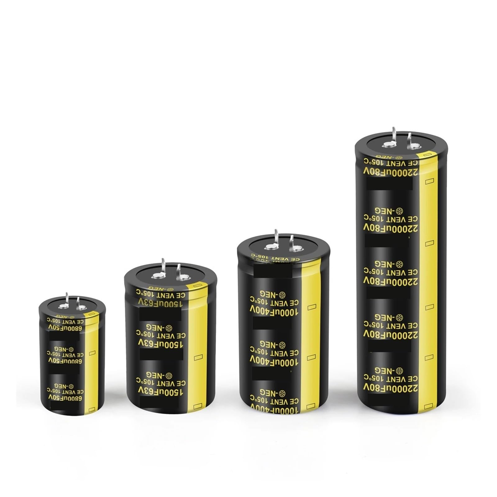 Condensateur électrolytique 25V anti grésillement pour filtre et audio HiFi