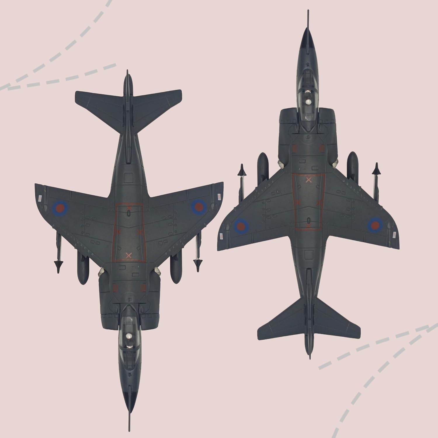 1:72 Scale Bomber Model Airplane Harrier Fighter Jet Model Attack Plane Military Model Plane Collection Plane for Gifts